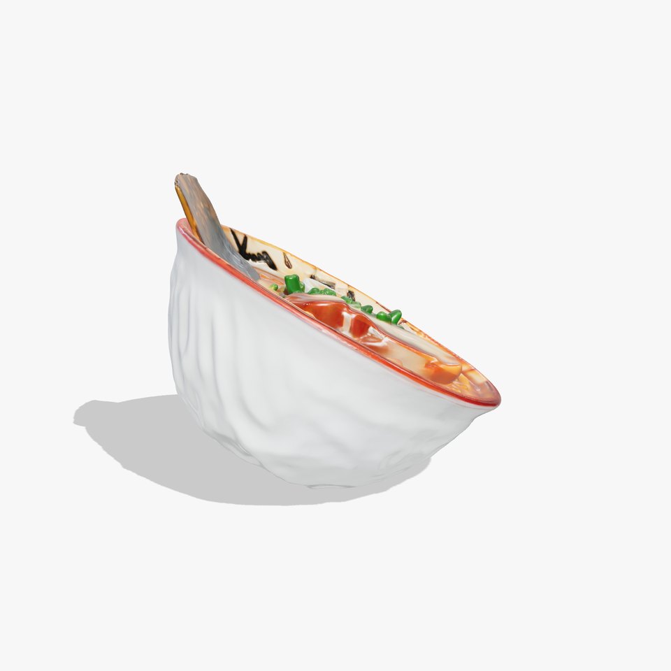 Traditional Japanese Ramen Bowl model pack